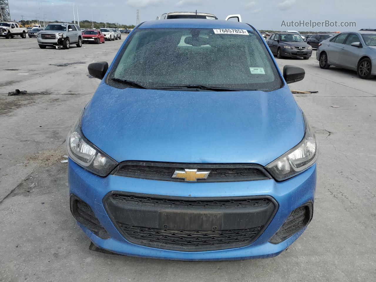 2017 Chevrolet Spark Ls Blue vin: KL8CA6SAXHC752519