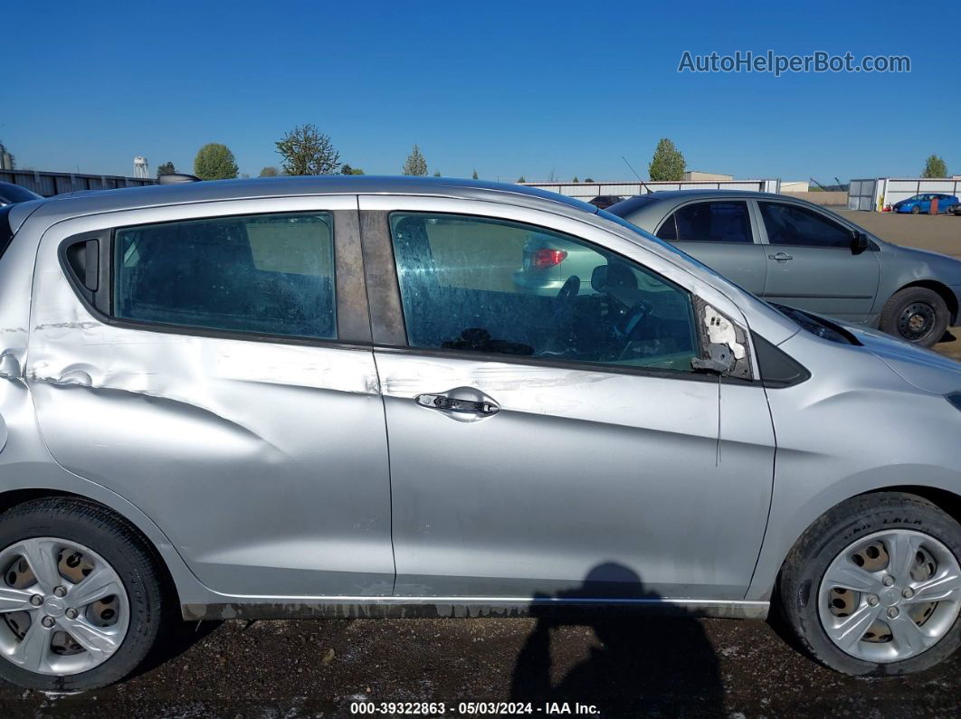 2019 Chevrolet Spark Ls Manual Silver vin: KL8CA6SAXKC735873