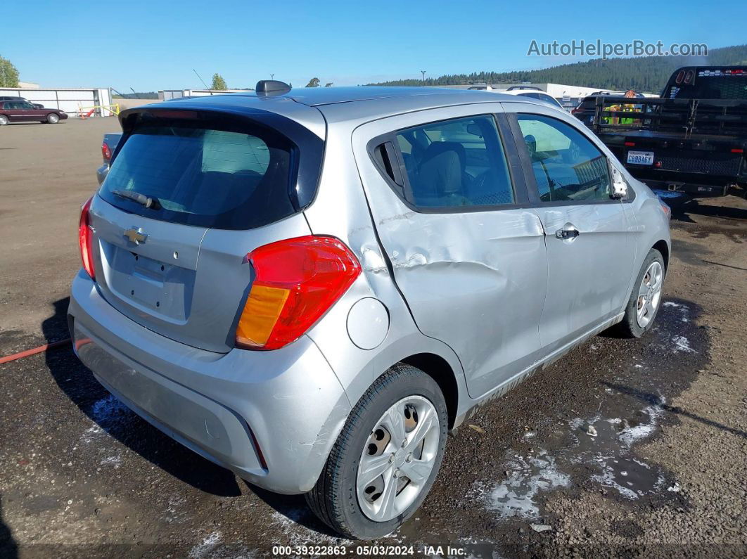 2019 Chevrolet Spark Ls Manual Silver vin: KL8CA6SAXKC735873