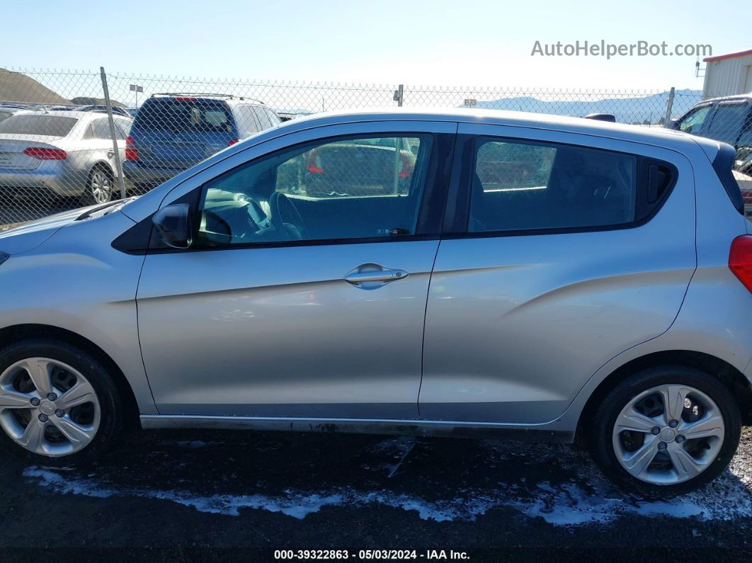 2019 Chevrolet Spark Ls Manual Silver vin: KL8CA6SAXKC735873