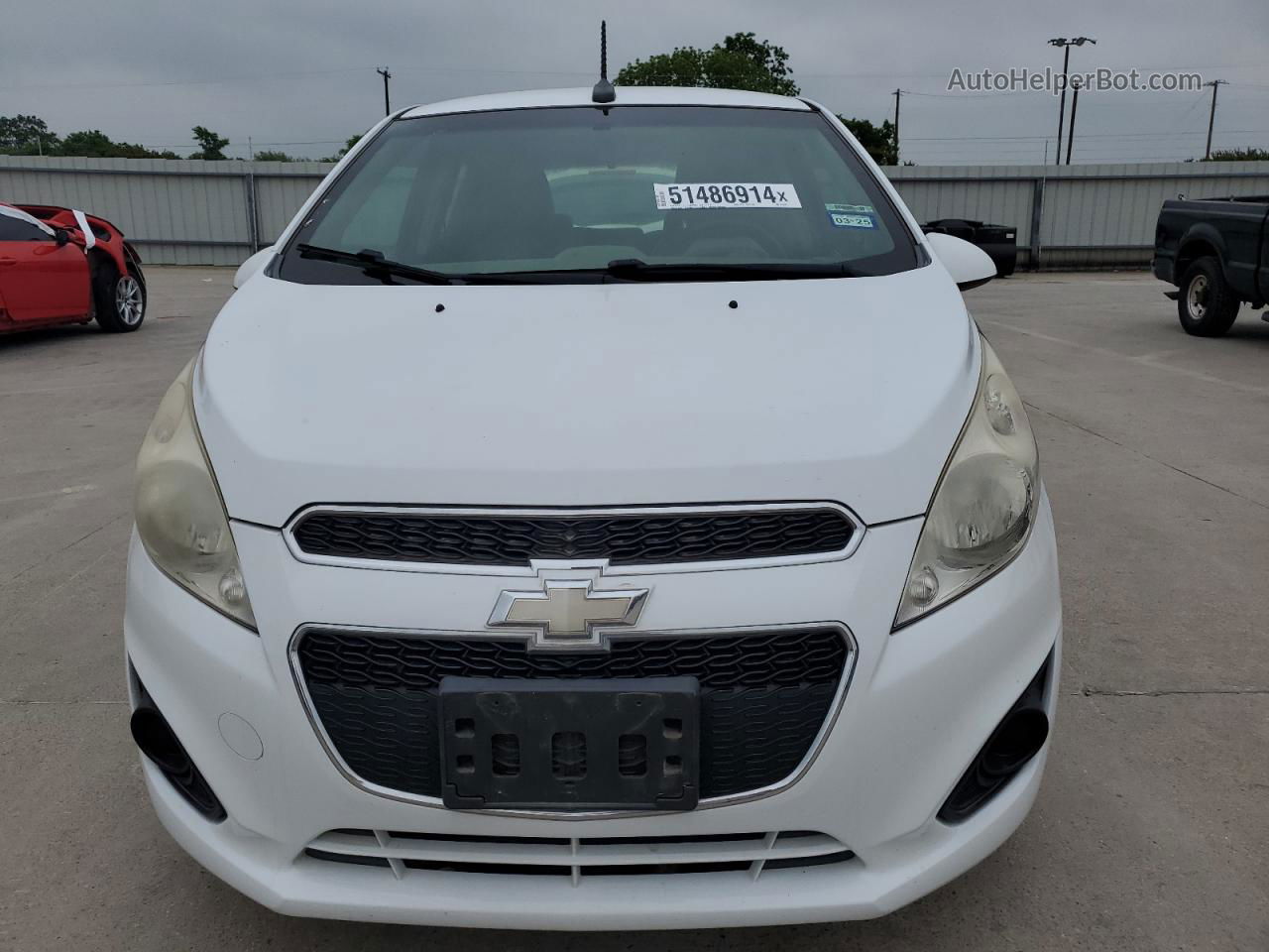 2013 Chevrolet Spark Ls Белый vin: KL8CB6S90DC575430