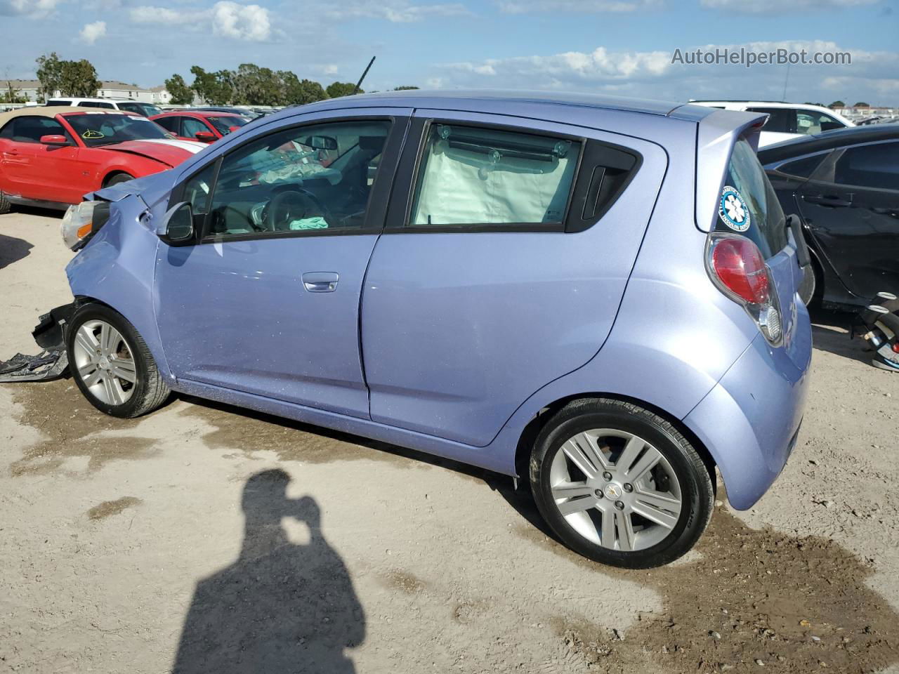 2015 Chevrolet Spark Ls Purple vin: KL8CB6S90FC721537