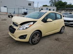 2015 Chevrolet Spark Ls Yellow vin: KL8CB6S90FC726849