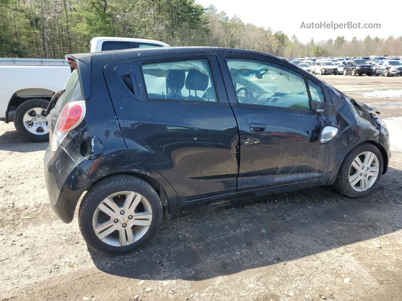 2015 Chevrolet Spark Ls Black vin: KL8CB6S90FC739889