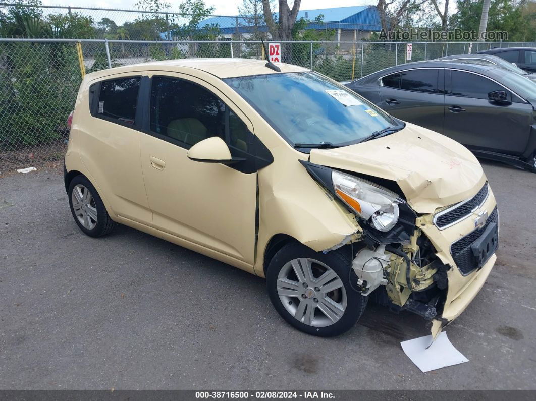 2013 Chevrolet Spark Ls Auto Yellow vin: KL8CB6S91DC588445