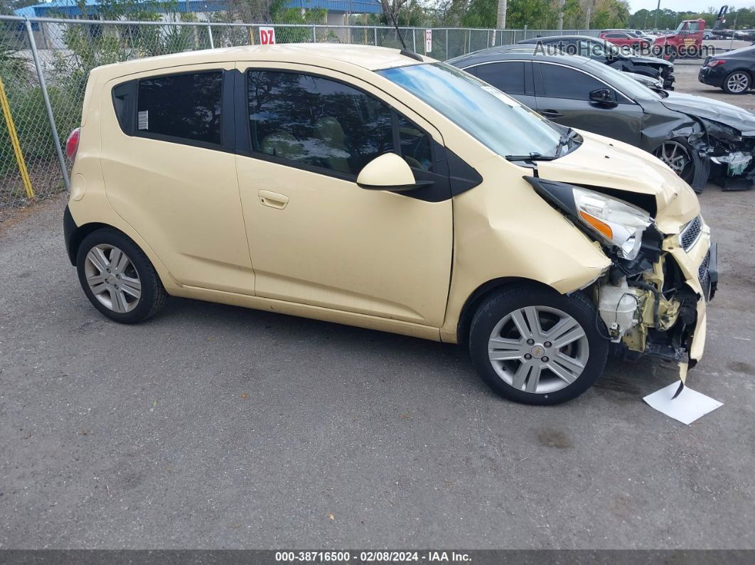 2013 Chevrolet Spark Ls Auto Yellow vin: KL8CB6S91DC588445