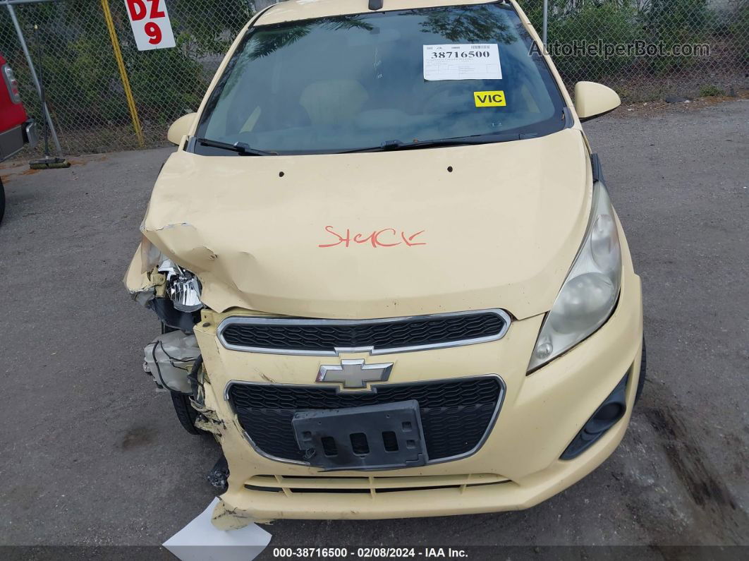 2013 Chevrolet Spark Ls Auto Yellow vin: KL8CB6S91DC588445