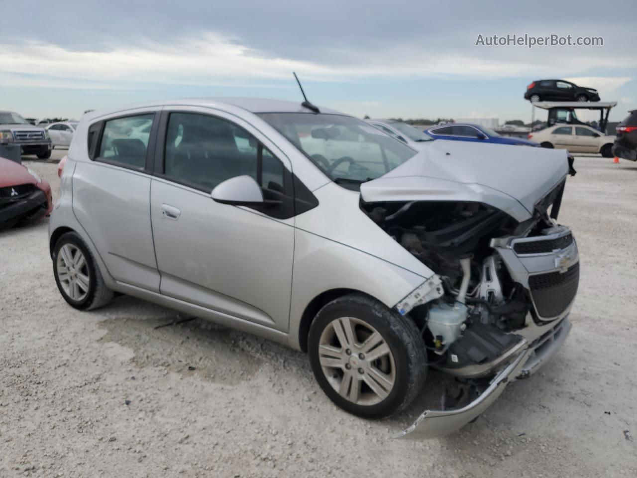 2013 Chevrolet Spark Ls Silver vin: KL8CB6S91DC601243