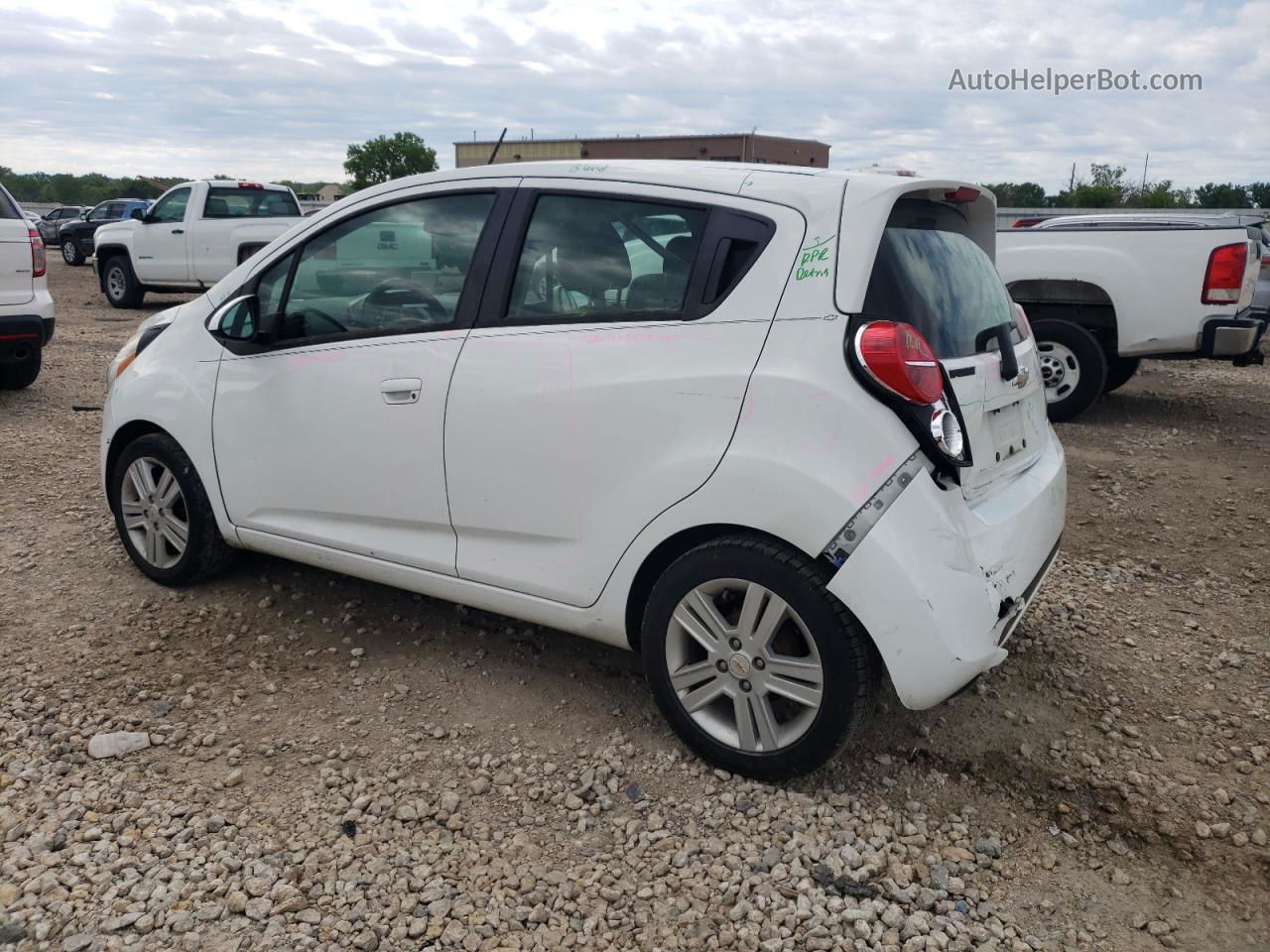 2015 Chevrolet Spark Ls White vin: KL8CB6S91FC715830