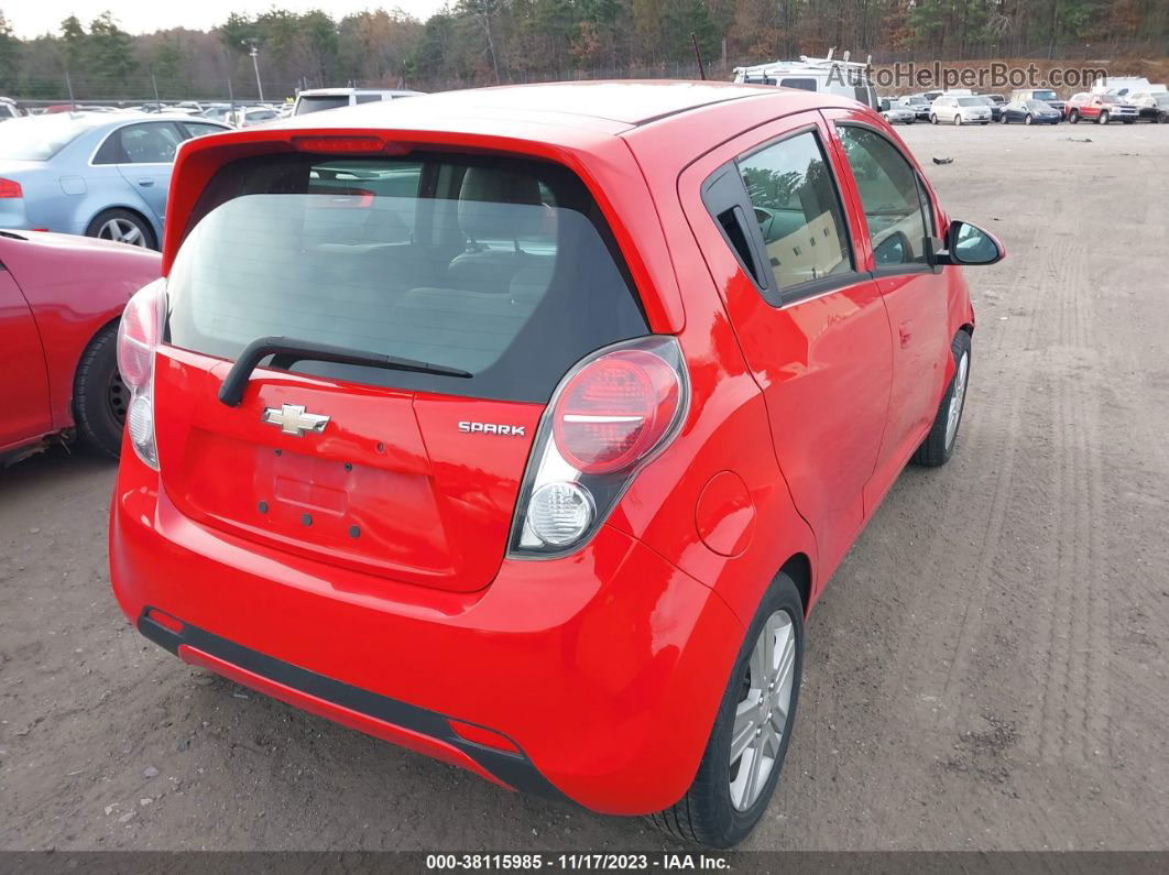 2015 Chevrolet Spark Ls Cvt Red vin: KL8CB6S91FC737228