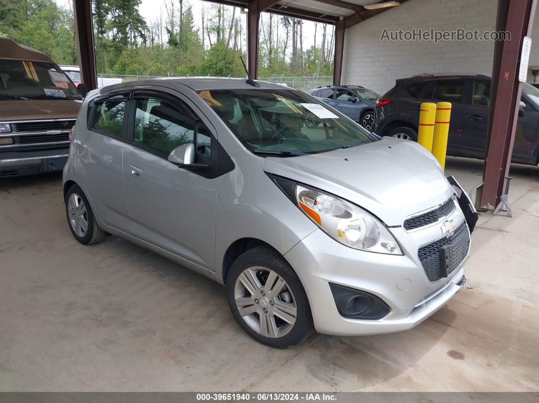 2013 Chevrolet Spark Ls Auto Silver vin: KL8CB6S92DC501961