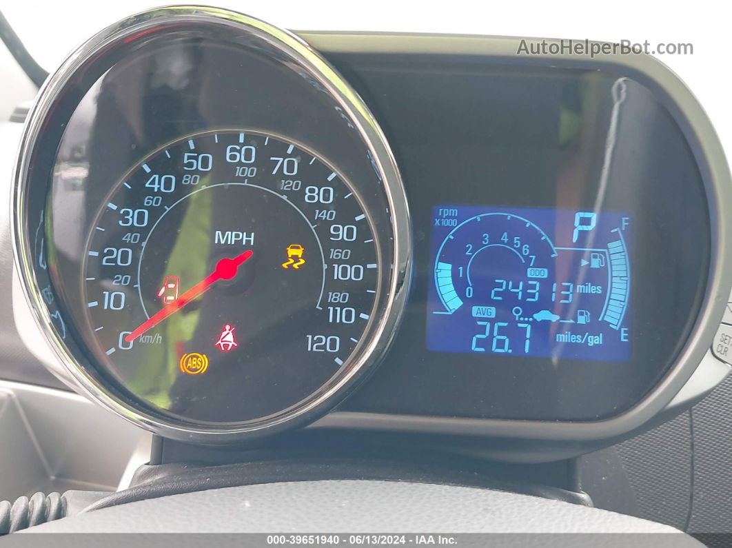 2013 Chevrolet Spark Ls Auto Silver vin: KL8CB6S92DC501961