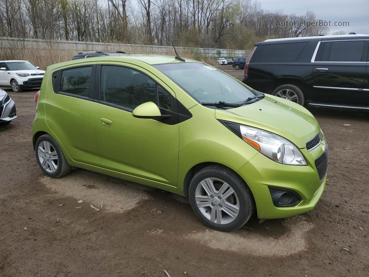 2013 Chevrolet Spark Ls Green vin: KL8CB6S92DC517402