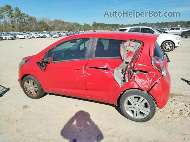 2013 Chevrolet Spark Ls Red vin: KL8CB6S92DC519425