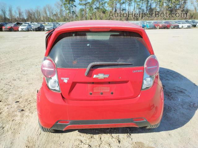 2013 Chevrolet Spark Ls Red vin: KL8CB6S92DC519425