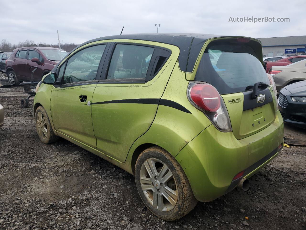 2013 Chevrolet Spark Ls Green vin: KL8CB6S92DC520946