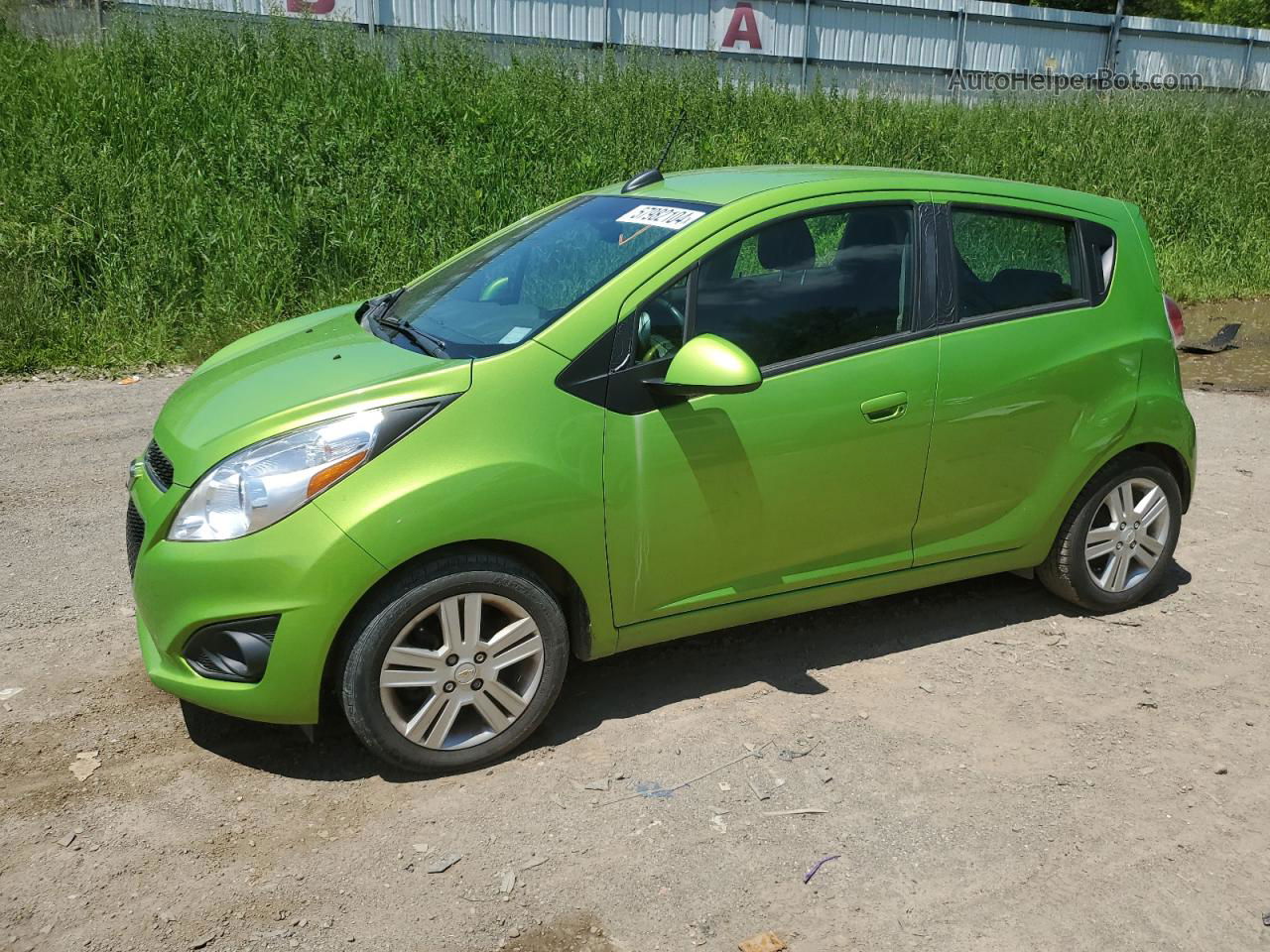 2015 Chevrolet Spark Ls Green vin: KL8CB6S92FC746830