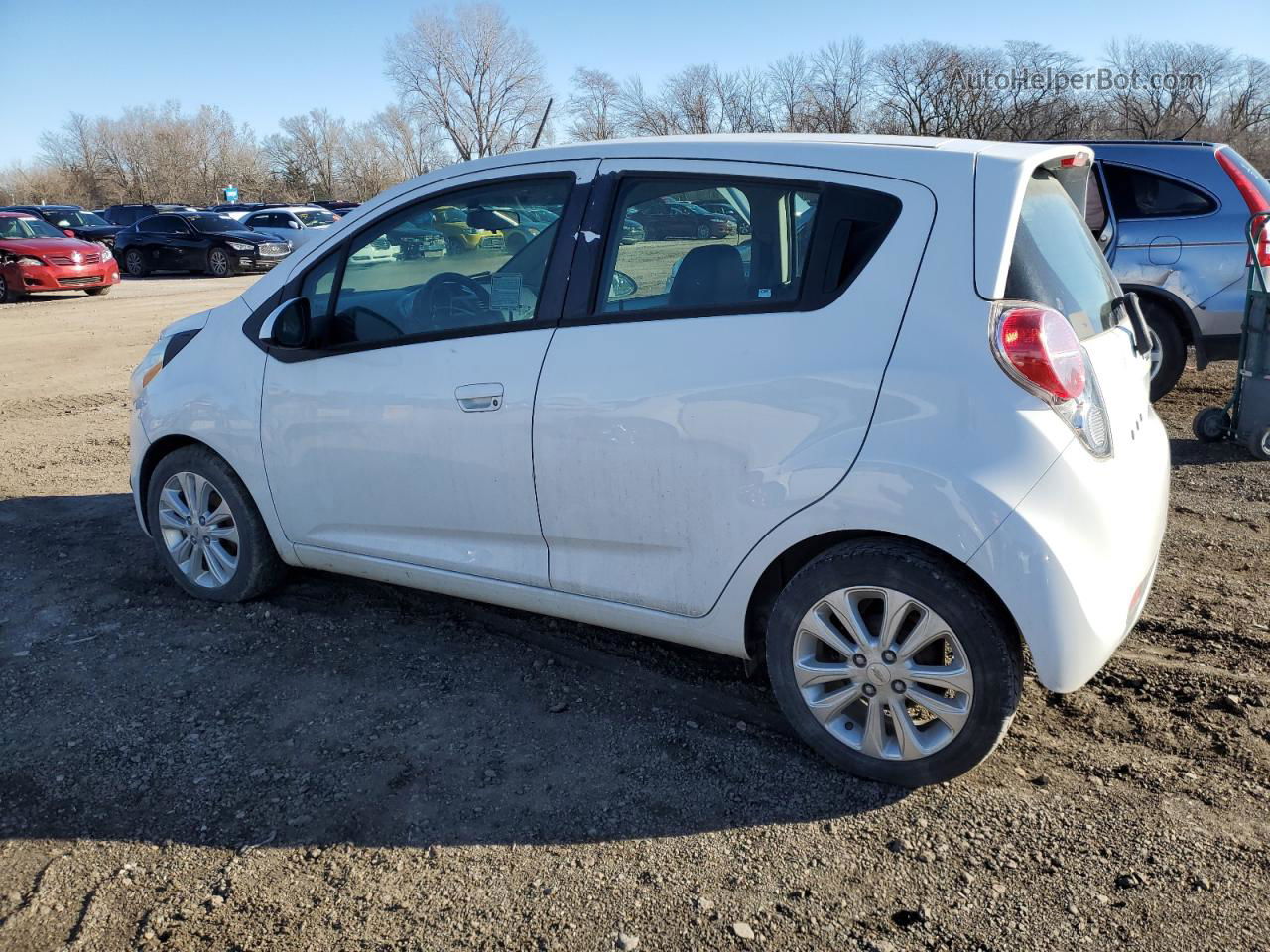 2015 Chevrolet Spark Ls White vin: KL8CB6S92FC798507