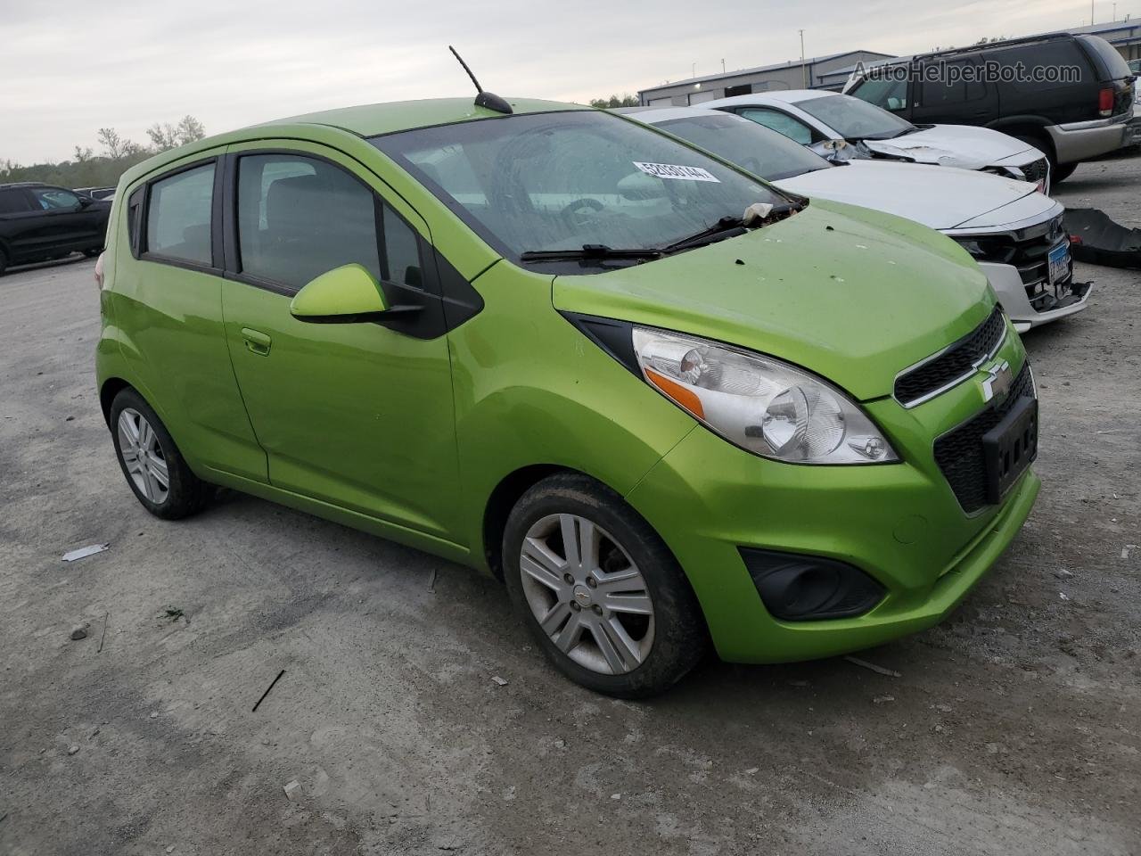 2015 Chevrolet Spark Ls Зеленый vin: KL8CB6S92FC807089