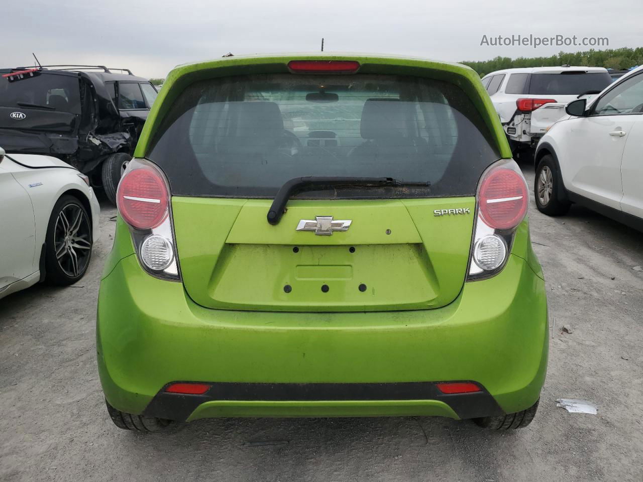 2015 Chevrolet Spark Ls Зеленый vin: KL8CB6S92FC807089