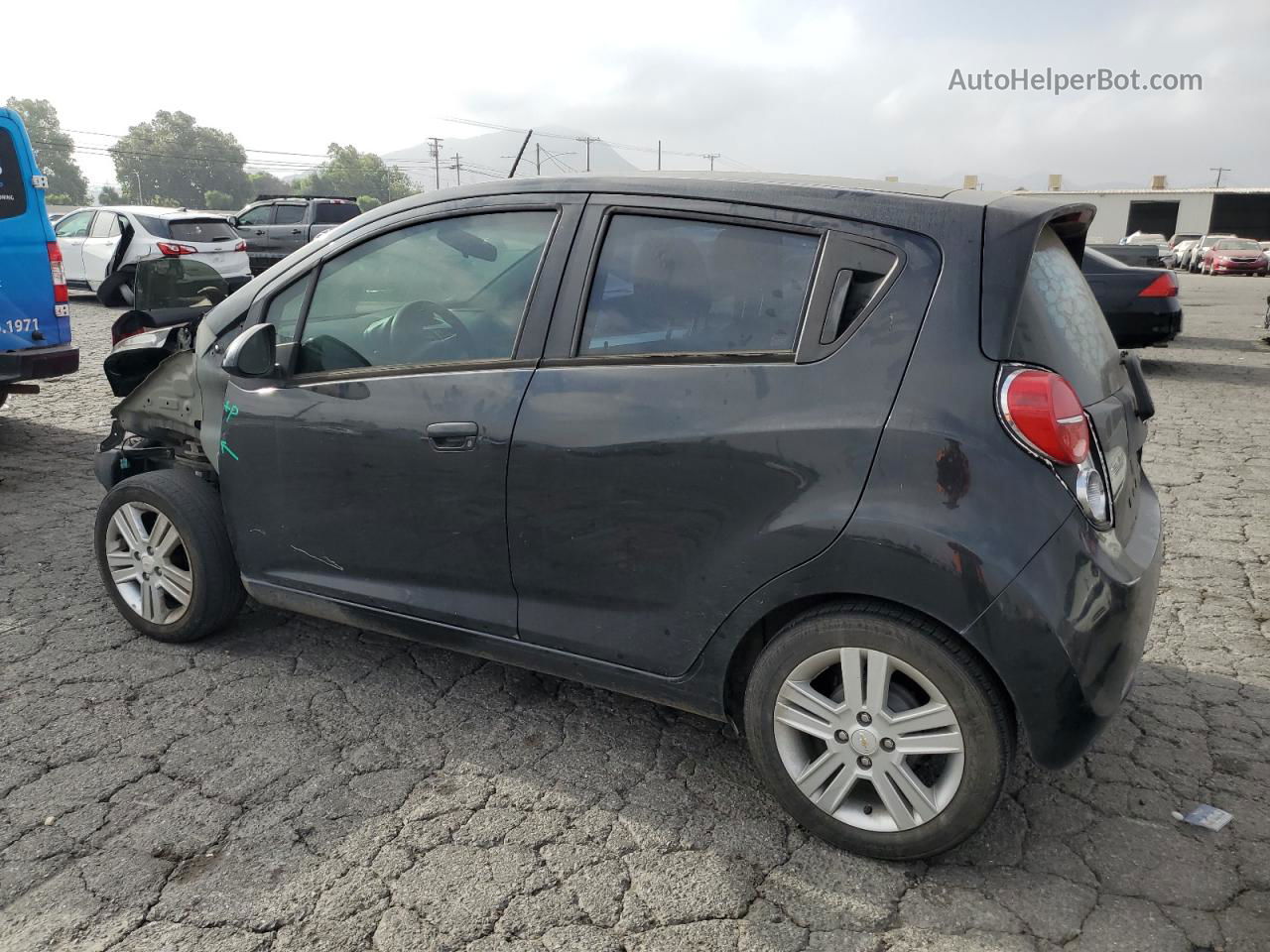 2013 Chevrolet Spark Ls Black vin: KL8CB6S93DC510877
