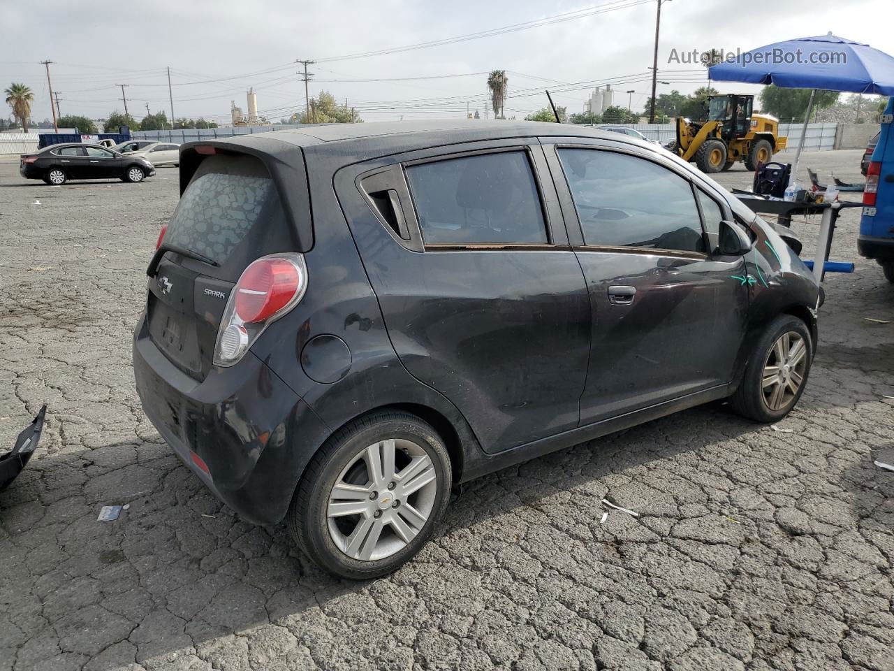 2013 Chevrolet Spark Ls Black vin: KL8CB6S93DC510877