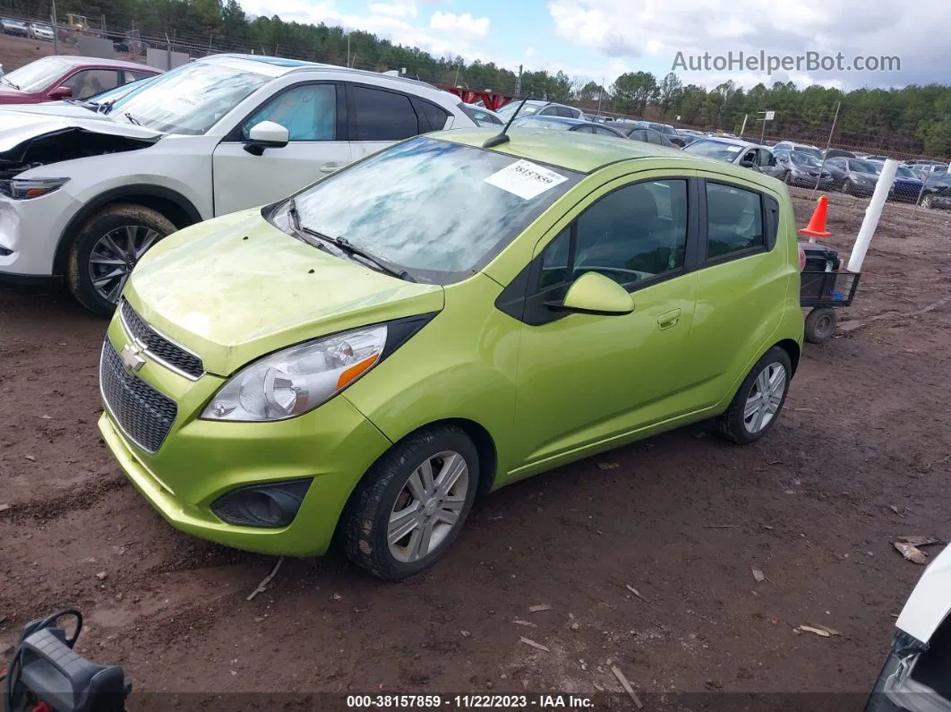 2013 Chevrolet Spark Ls Auto Green vin: KL8CB6S93DC550974