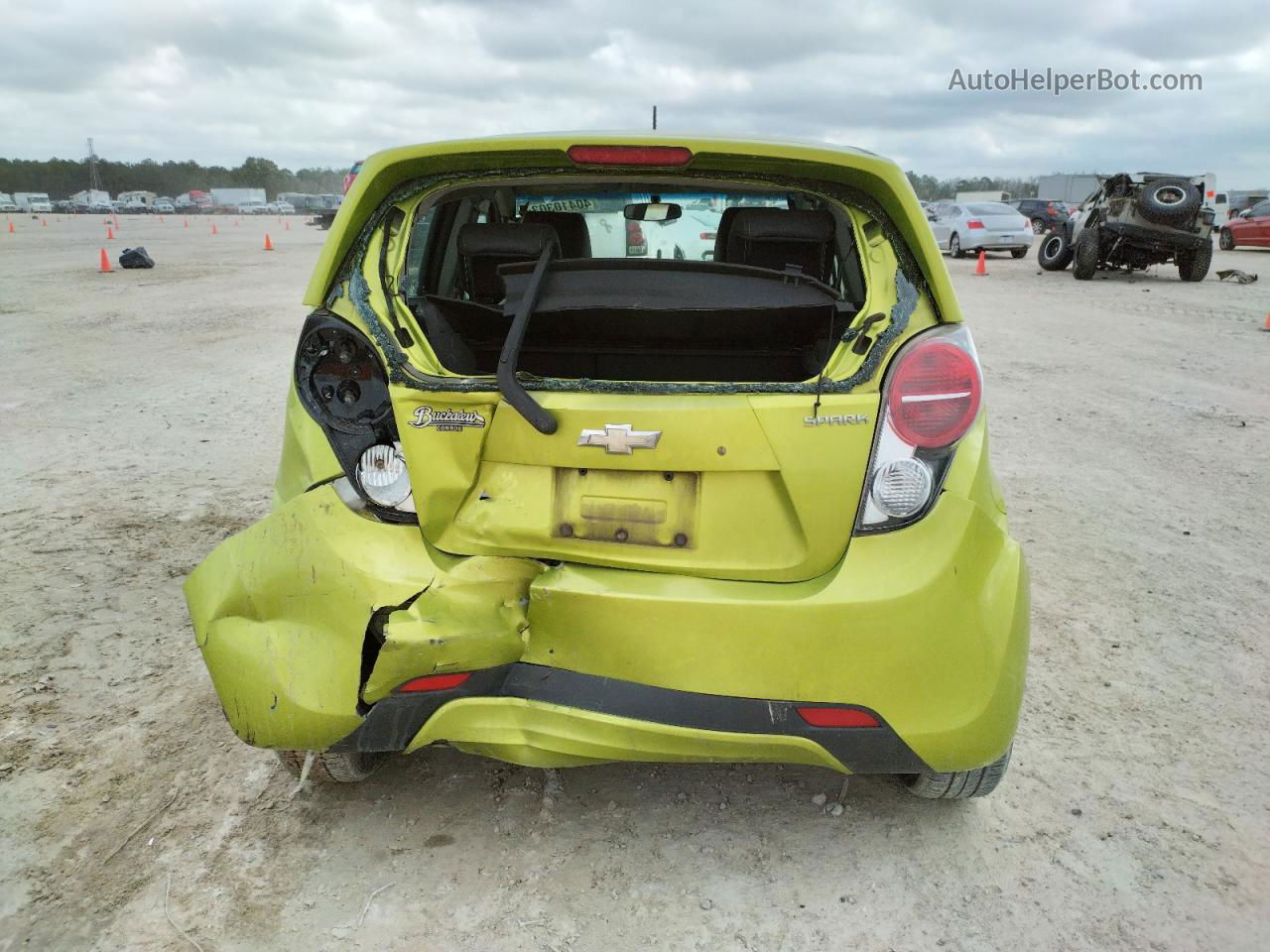 2013 Chevrolet Spark Ls Green vin: KL8CB6S93DC619050