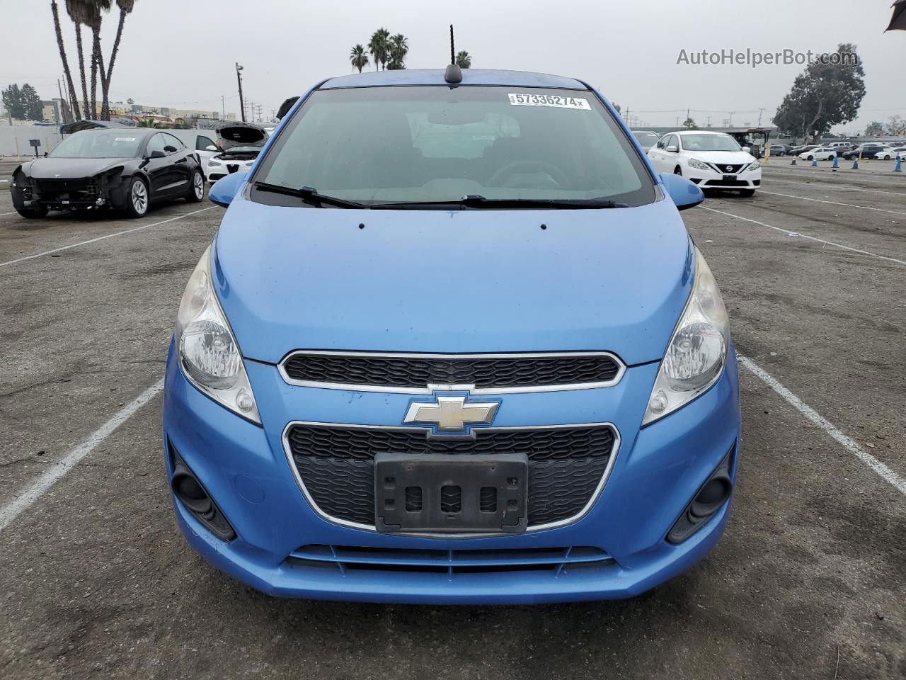 2015 Chevrolet Spark Ls Blue vin: KL8CB6S93FC746397