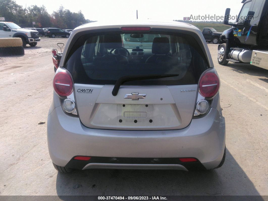 2015 Chevrolet Spark Ls Silver vin: KL8CB6S93FC747890