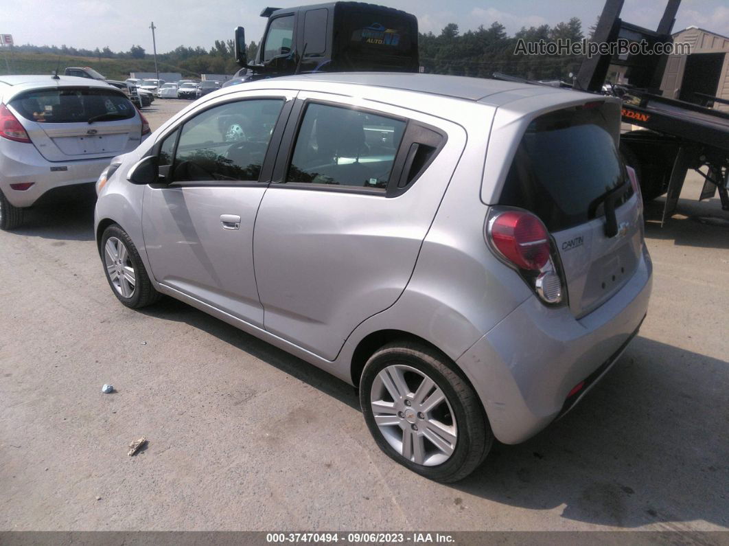 2015 Chevrolet Spark Ls Silver vin: KL8CB6S93FC747890