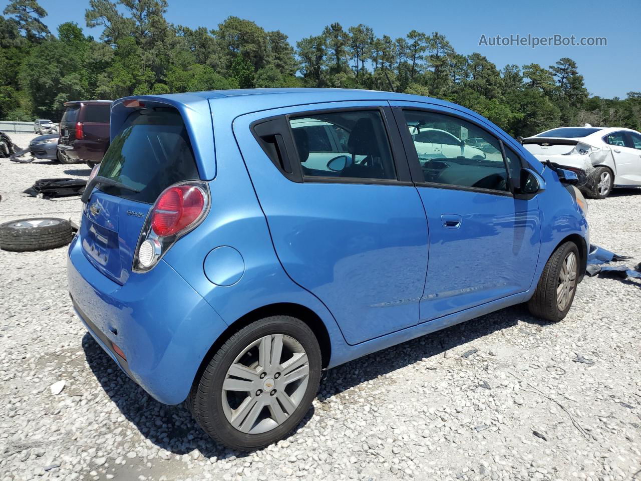 2015 Chevrolet Spark Ls Blue vin: KL8CB6S93FC751714