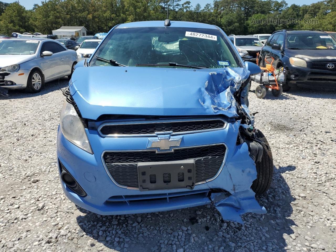 2015 Chevrolet Spark Ls Blue vin: KL8CB6S93FC751714