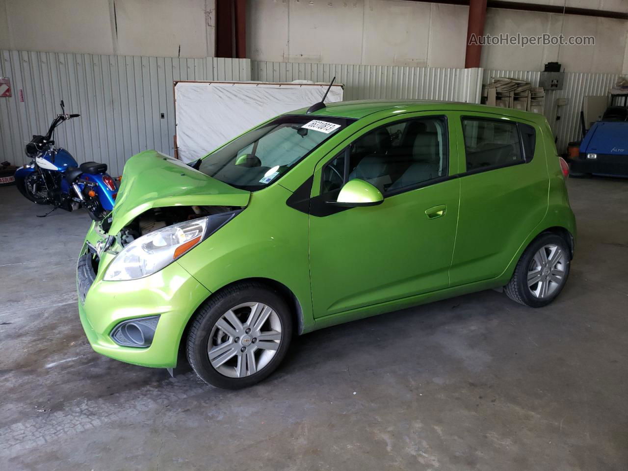 2015 Chevrolet Spark Ls Green vin: KL8CB6S93FC796913