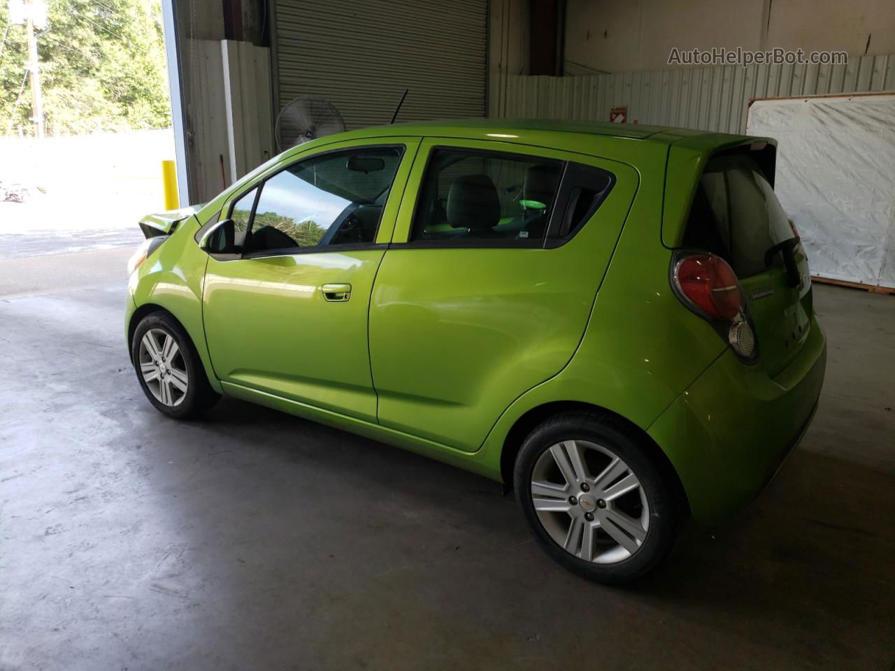 2015 Chevrolet Spark Ls Green vin: KL8CB6S93FC796913