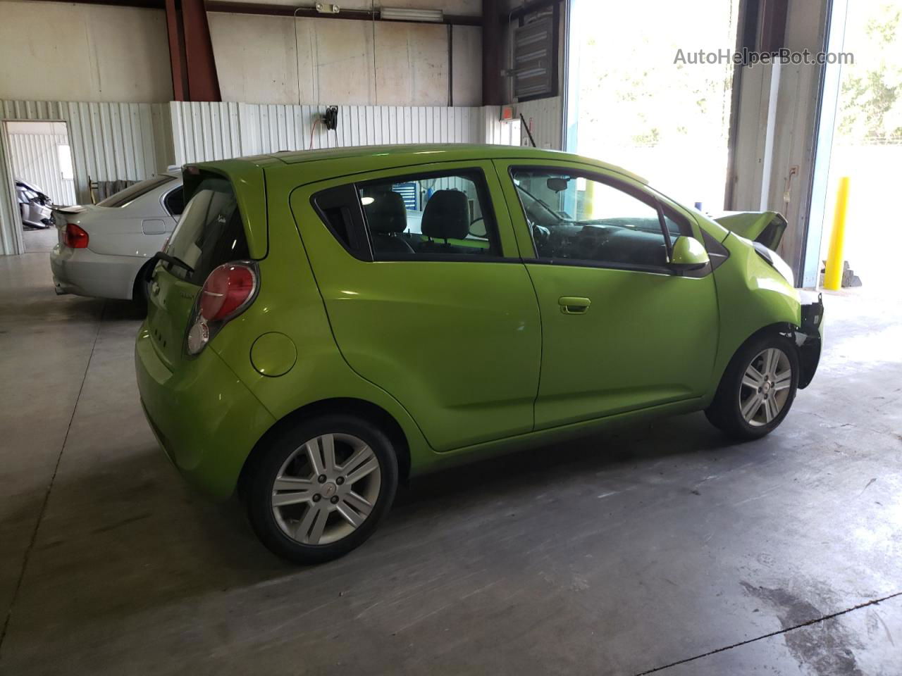 2015 Chevrolet Spark Ls Green vin: KL8CB6S93FC796913