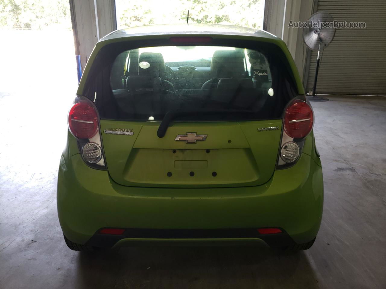 2015 Chevrolet Spark Ls Green vin: KL8CB6S93FC796913