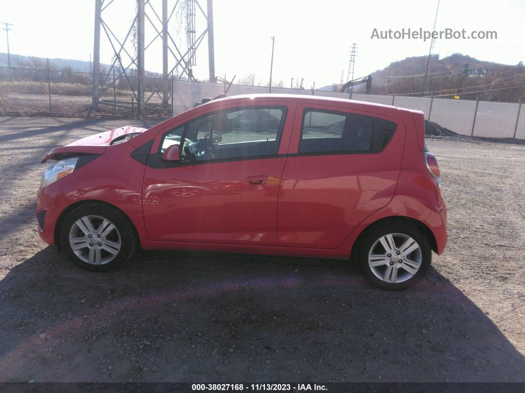 2015 Chevrolet Spark Ls Cvt Red vin: KL8CB6S94FC805103