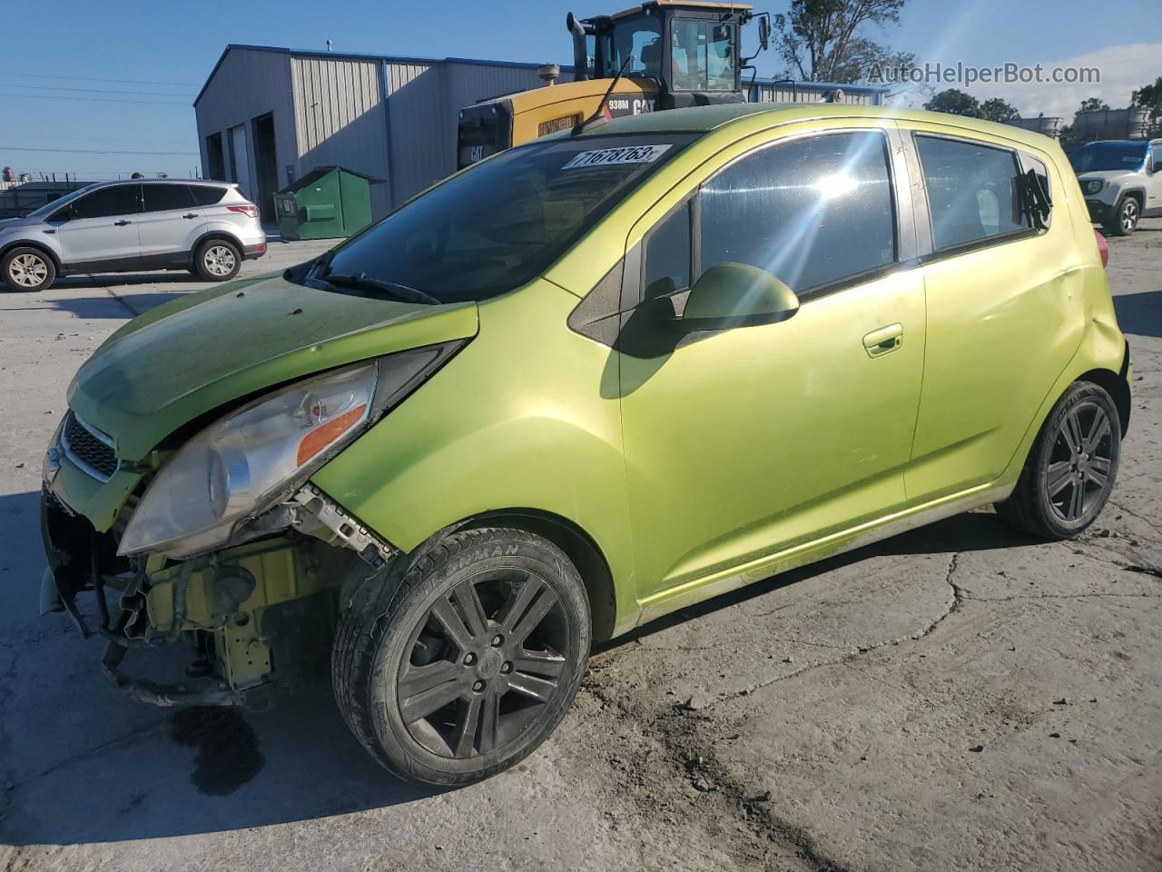 2013 Chevrolet Spark Ls Green vin: KL8CB6S95DC512467