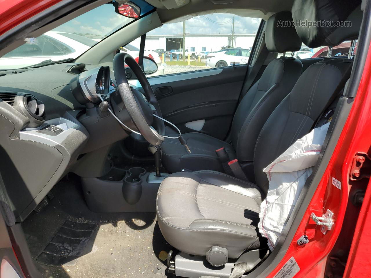 2015 Chevrolet Spark Ls Red vin: KL8CB6S95FC708492