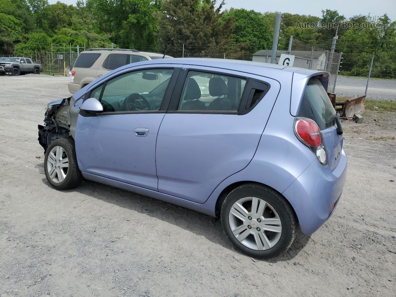 2015 Chevrolet Spark Ls Blue vin: KL8CB6S95FC712302