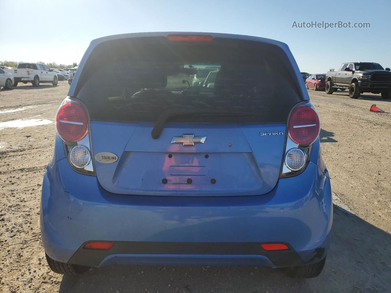 2015 Chevrolet Spark Ls Blue vin: KL8CB6S95FC746689