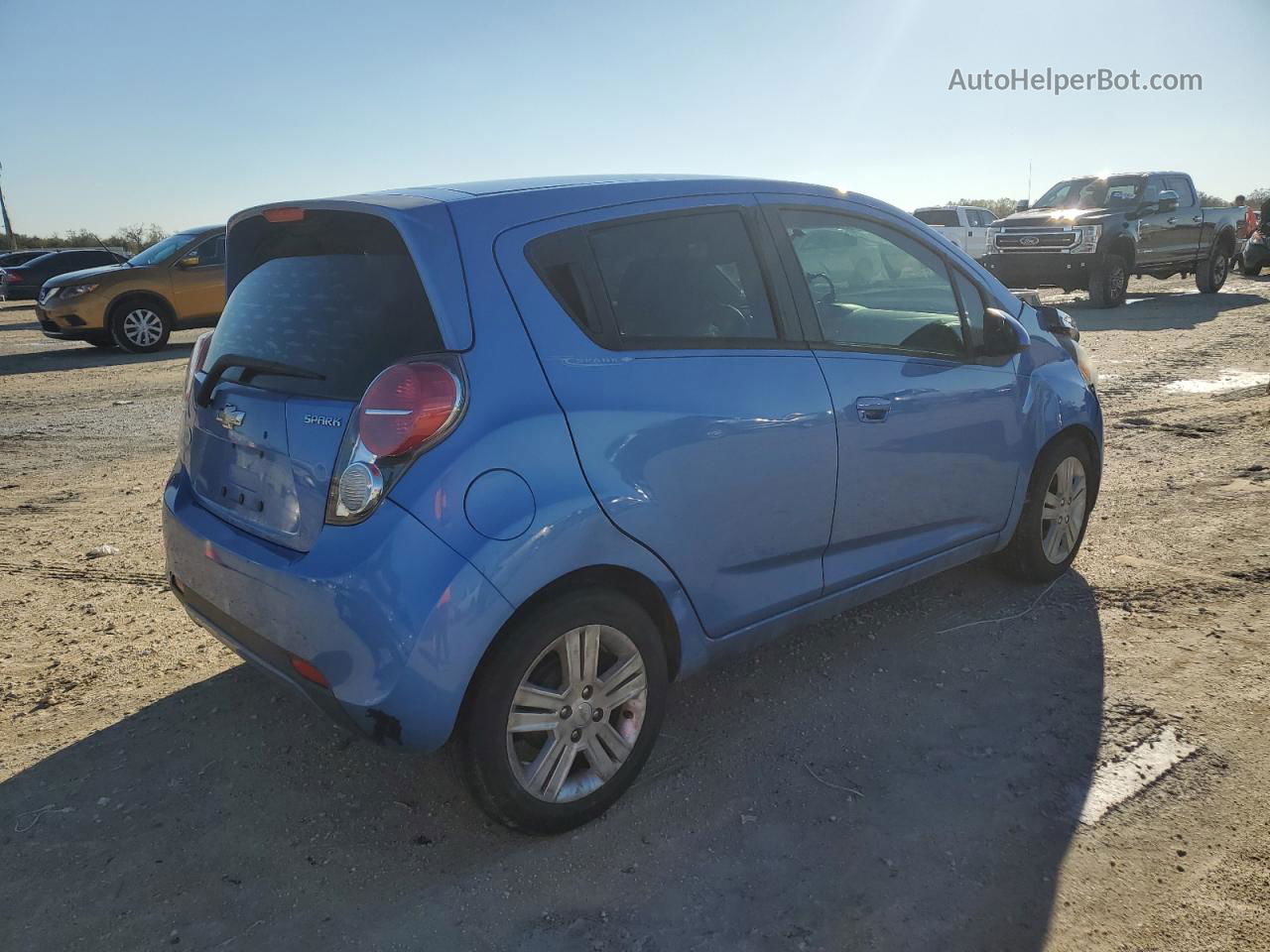 2015 Chevrolet Spark Ls Blue vin: KL8CB6S95FC746689