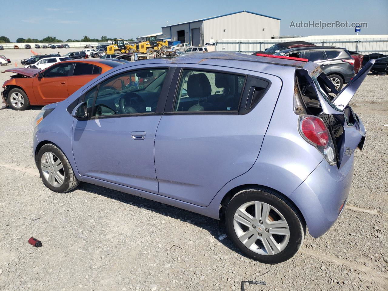 2015 Chevrolet Spark Ls Blue vin: KL8CB6S95FC751620