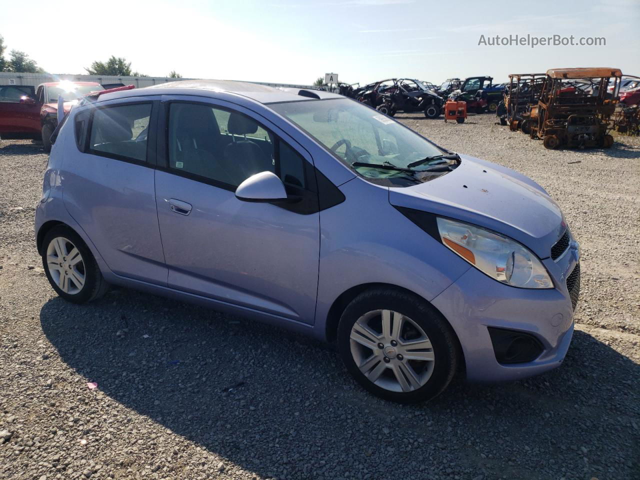 2015 Chevrolet Spark Ls Blue vin: KL8CB6S95FC751620