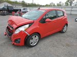 2015 Chevrolet Spark Ls Red vin: KL8CB6S95FC799120