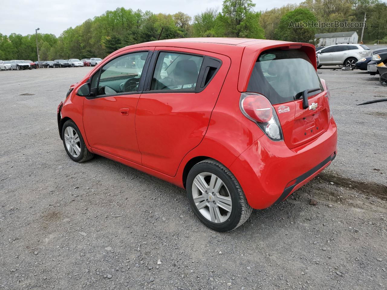 2015 Chevrolet Spark Ls Red vin: KL8CB6S95FC799120