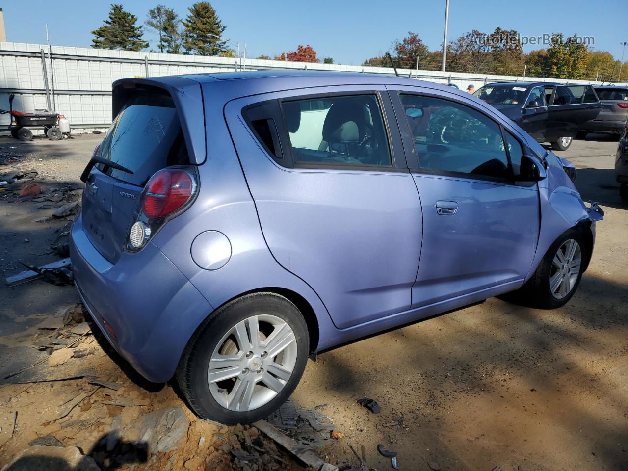 2015 Chevrolet Spark Ls Blue vin: KL8CB6S96FC743106