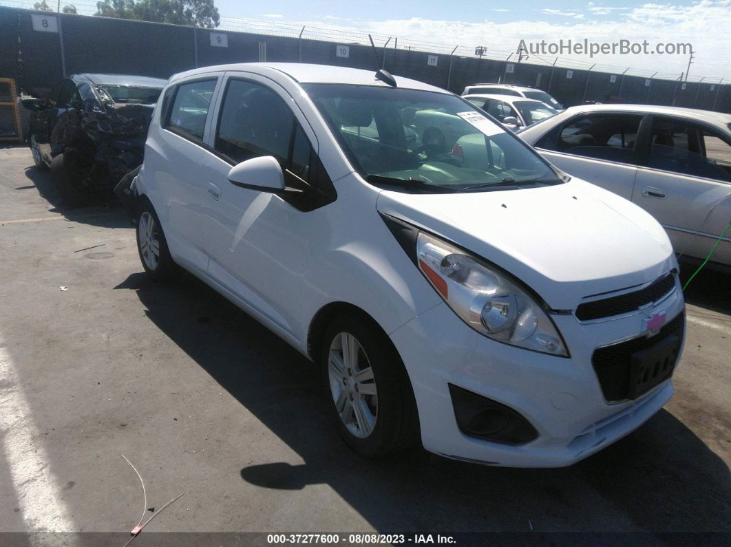 2015 Chevrolet Spark Ls White vin: KL8CB6S96FC795867