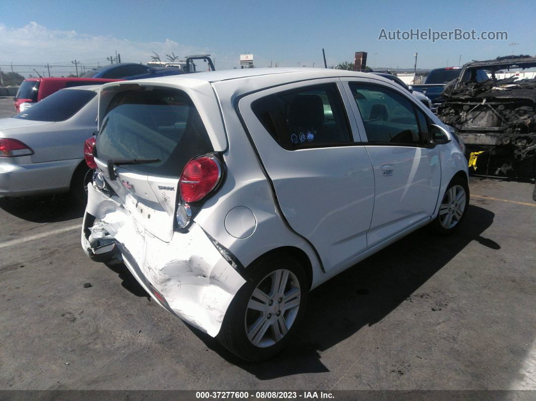 2015 Chevrolet Spark Ls White vin: KL8CB6S96FC795867